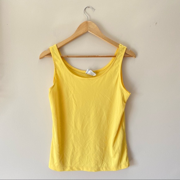 ❤️3 for $30❤️ Vintage Yellow Tank - Picture 1 of 6
